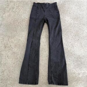 Free People Black Flare & Wide Leg Jeans